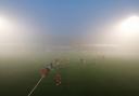 Dorchester's match was abandoned after 66 minutes due to foggy conditions