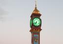Weymouth's Jubilee Clock is lighting up green for the Samaritans this weekend