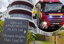 Fear and shock after arson in Weymouth flats