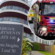 Fear and shock after arson in Weymouth flats