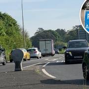 Two crashes on the A35 caused traffic chaos