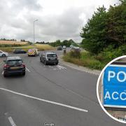Crash causing delays along major Dorset road