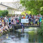 The 2024 duck race in Dorchester
