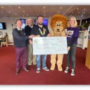Weymouth and Portland Lions Club has donated £900 to Home Start Wessex
