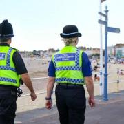 Police caught a suspected shoplifter whilst on patrol in Weymouth