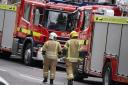 Tractor completely destroyed in blaze following crash