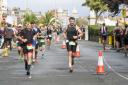 Competitors on the Esplanade for the run at Weymouth Ironman 70.3 - 22nd September 2019. Picture Credit: Graham Hunt Photography.