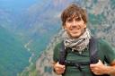 Simon Reeve at the Vikos Gorge, the deepest gorge in the world.