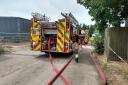 Fire breaks out at farm