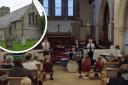 Children from Marshwood primary school using St Mary's church for a concert