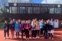 Dorchester tennis players turned out in numbers for the Peter Cox Handicap