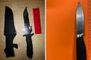 Jury in murder trial shown knives found in victim's possession