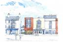 An artist's impression of the scheme, which includes a new High Street shop