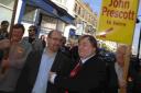 John Prescott visits Weymouth to support Jim Knight