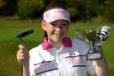 NUMBER ONE: Katie Wall with her Weymouth Open trophy