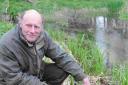 DRY TIMES: Richard Slocock concerned about the effect of dry rivers on wild life
