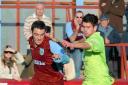BACK IN ACTION: Ashley Wells, left, will make his first competitive outing for the Terras since breaking an ankle