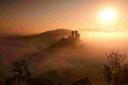 TIMELESS VIEW: Corfe Castle on a misty morning by Andrew Bannister