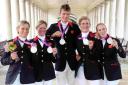 SILVER LINING: William Fox-Pitt with Mary King, Nicola Wilson, Tina Cook and Zara Phillips