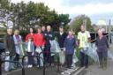 BAGGING IT UP: The Friends of Radipole Park and Gardens help to keep the park litter free