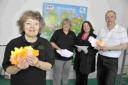 BIG IDEAS: Sheila Bedford, Linda Fitzsimmons, Anita Busby and Mark Jackson with wishes to go on to the wishing tree