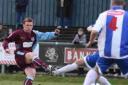 GREAT START: Ben Farrell fires the Terras ahead at St George’s Lane