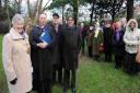 MESSAGE: The memorial service at Radipole Gardens