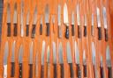 Knives handed in during a previous knife amnesty. Picture: Dorset Police