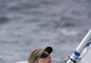 Skandia Team GBR's Megan Pascoe sailing the 2.4M. PICTURE: Richard Langdon / Skandia Team GBR
