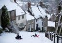 Snow could be seen in parts of Dorset on Tuesday, March 7