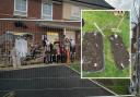 Mum-of-two transforms garden into Halloween display, in Brickyard Close, Swanage