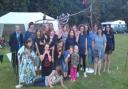 13th Weymouth guides at pirate camp on Dartmoor