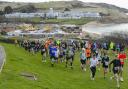 Runners negotiate the Bowleaze loop in last year's Weymouth Bay 10k