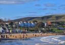 Swanage on a sunny spring day by Amanda Jane Norfolk