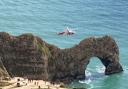 Four girls rescued by helicopter after becoming trapped on Durdle Door