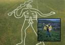 Famous Dorset landmark the Cerne Giant has been featured on cheese packaging with one large, glaring omission - and inset, Vic Irvine of the Cerne Abbas Brewery, who has leapt to the chalk figure's defence.