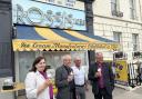 The Archbishop of Canterbury enjoying an ice cream from Rossi's on Weymouth seafront