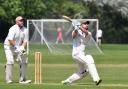 Tim Guyett, right, smashed 51 from 34 balls for Weymouth