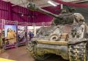 Tank displayed in the Tank Museum's new exhibition ‘Tanks for the Memories’,