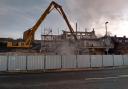 The old council offices at North Quay are due to be completely demolished by Friday,  February 1