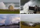 Portland and West Bay were hit by windy weather over the weekend