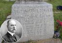 The memorial to Frederick Treves is in a state of disrepair