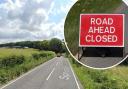 Road blocked after crash involving lorry