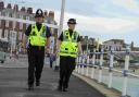 PATROL: Police on Weymouth seafront