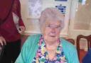 BIG DAY: Dorothy Wyatt celebrated her 99th birthday with a bingo-themed party and birthday cake