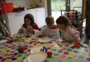 playgroup children enjoy their new surrondings at Frome Valley first school