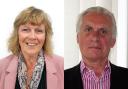 SLUR SHOCK: Lyme Regis town councillor, Cheryl Reynolds and Blandford town councillor, John Stayt