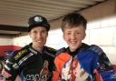 FIRST RACE: Weymouth Wildcats speedway prodigy Sam Peters, right, will make his debut