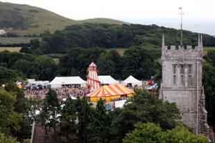The third Camp Bestival takes place at Lulworth Castle in East Lulworth. 