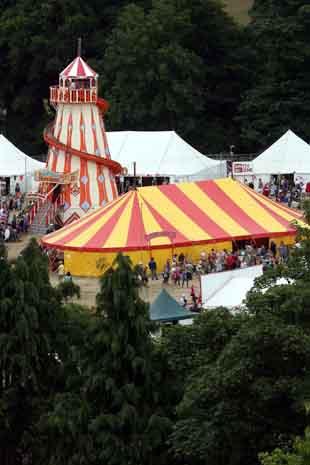 The third Camp Bestival takes place at Lulworth Castle in East Lulworth. 